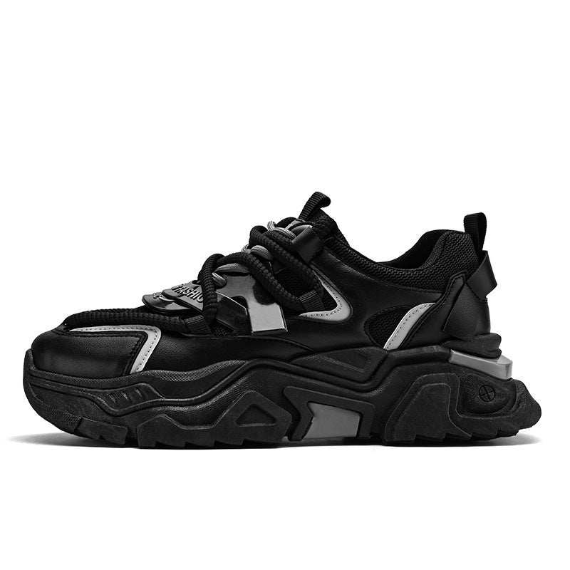 Teenagers' Thick-Soled Shoes, Men'S Trendy Autumn Sneakers, Casual And Versatile New Men'S Shoes - Image 3